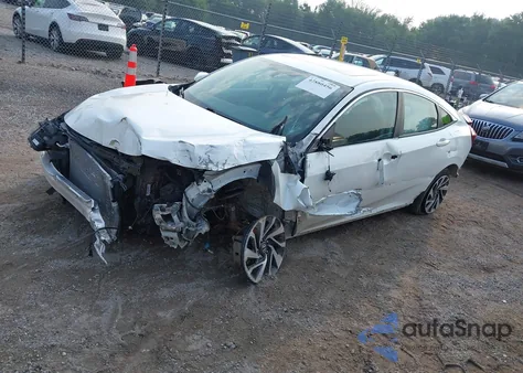 2018 Honda Civic Ex from USA, damaged, VIN 19XFC2F77JE005299